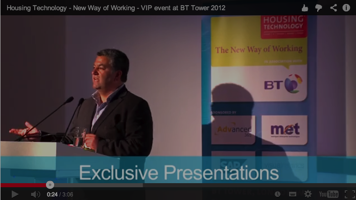 Video: Housing Technology: The New Way of Working – VIP event
