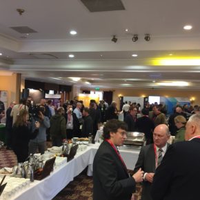 Tea and coffee networking at the 2018 Housing Technology Conference