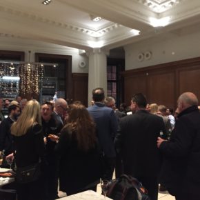 People networking at the November 2019 Housing Technology Drinks Event
