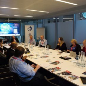 Guests sitting around table at Strategy Forum in London