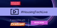 Housing Tech Live and FireAngel logo banner