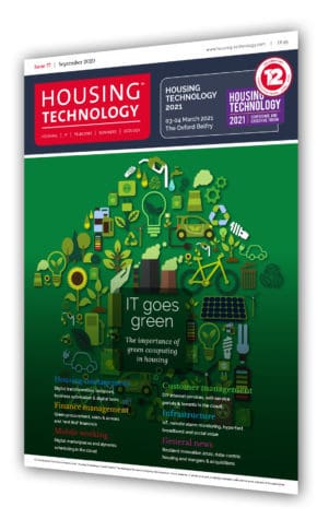 Cover image of Housing Technology Magazine issue 77