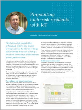Featured article image for pinpointing high-risk residents with IoT article