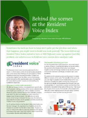 Featured article image for Behind the scenes at the Resident Voice Index