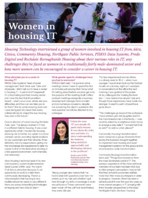 Article Image: Women in housing IT
