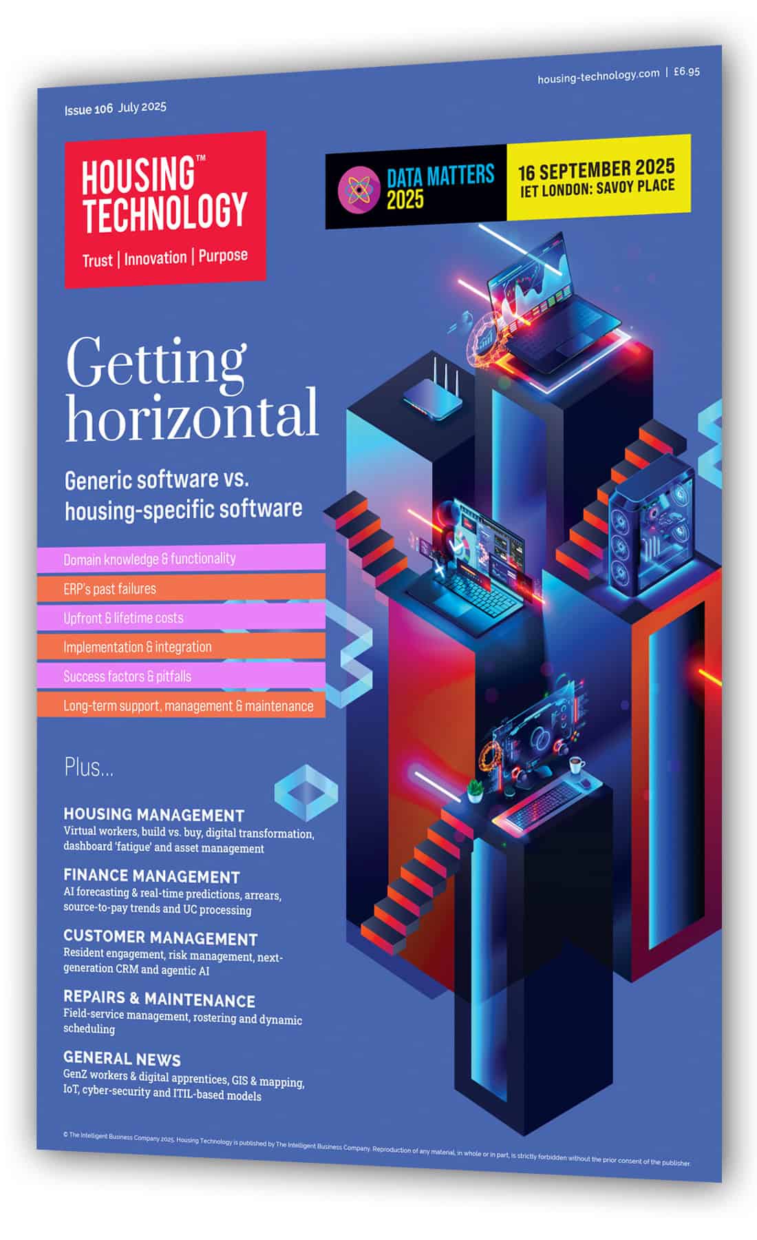 Cover image of the july issue of the Housing Technology Magazine
