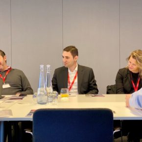 Guests sitting around table at Strategy Forum in London