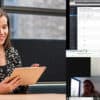 People collaborating online