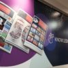Knowledge sharing text on wall